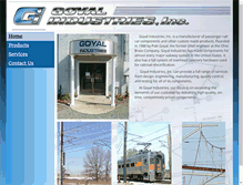 Tablet Screenshot of goyalinc.com